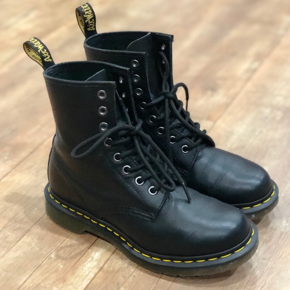 Dr. Martens Shoes - Dr Martens 1460W NAPPA Black Leather boots